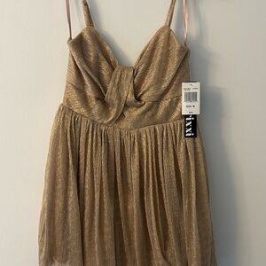Pixi Shimmering Gold Dress